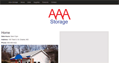 Desktop Screenshot of aaastorageonline.com